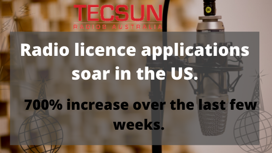 Radio licence applications soars.