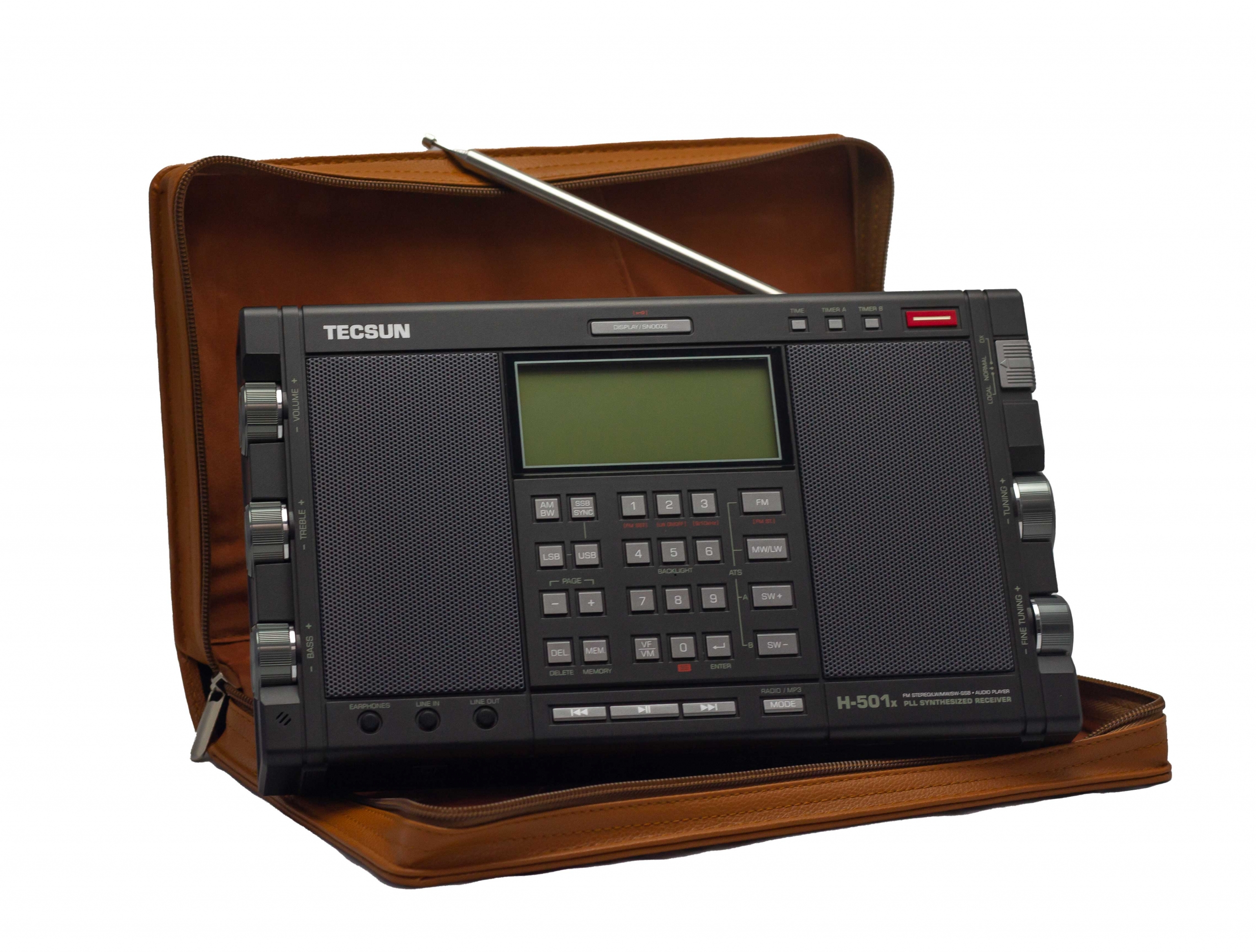 & MP3 Player Matte Black Tecsun H501 Digital Worldband AM/FM Shortwave Longwave Radio with SSB Reception Dual Speakers & MP3 Player Matte Black Tecsun H501 Digital Worldband AM/FM Shortwave Longwave Radio with SSB Reception Dual Speakers