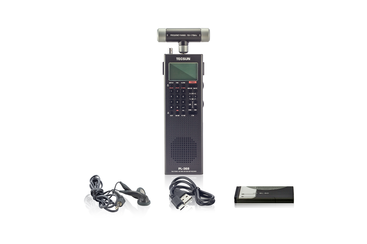 Tecsun PL-368 DSP Hand Held HF SSB Receiver with Synchronous Detection