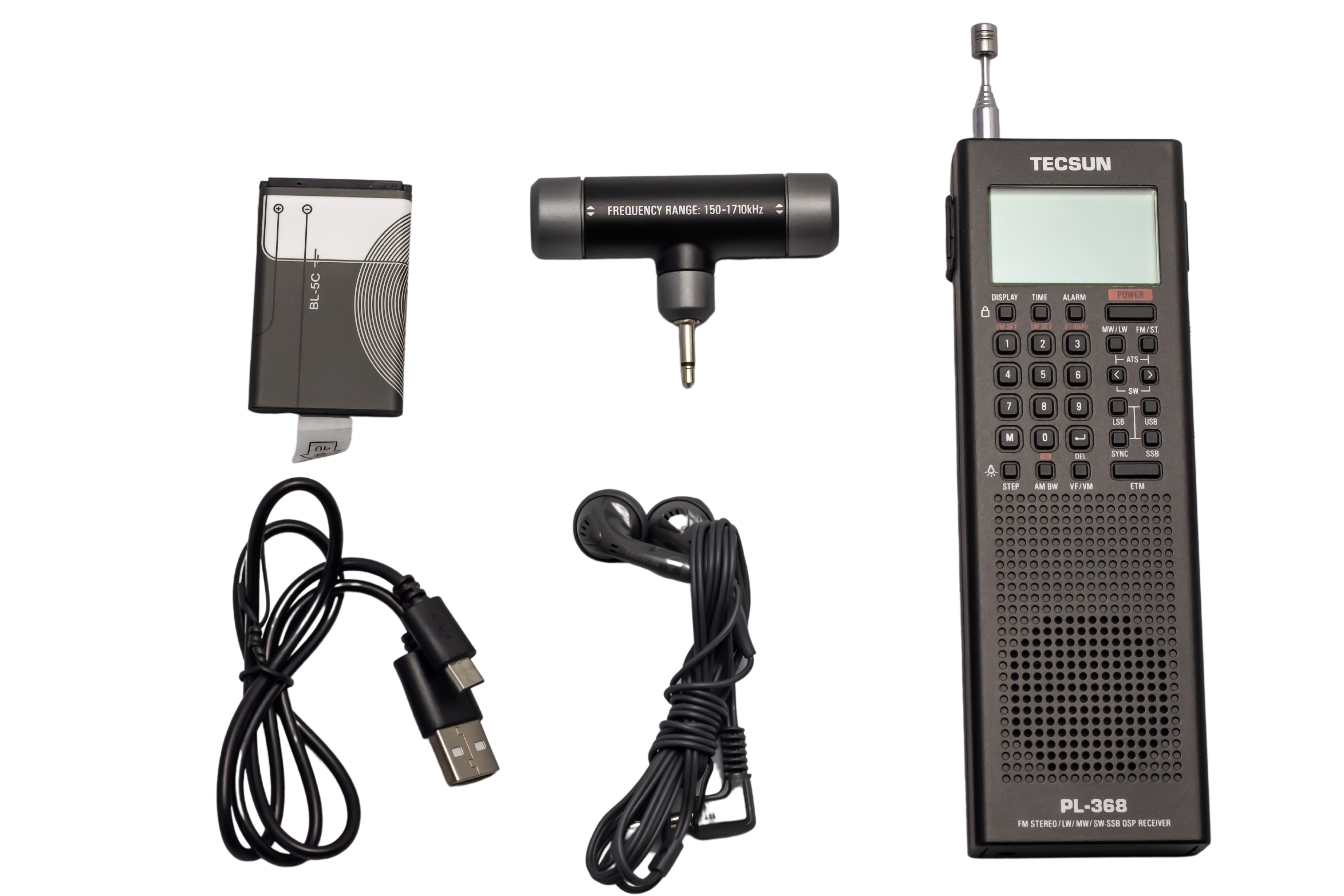 Tecsun PL-368 DSP Hand Held HF SSB Receiver with Synchronous Detection –  Tecsun Radios Australia