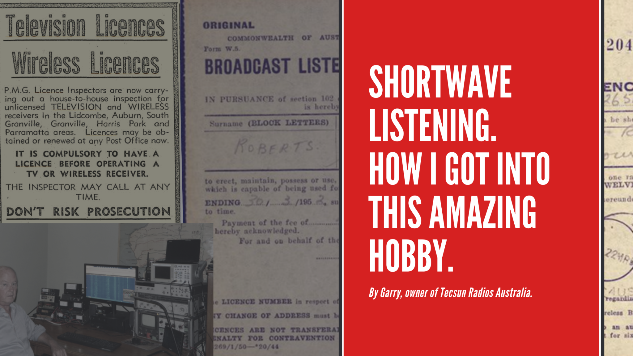 Garry’ Shortwave story – Tecsun Radios Australia