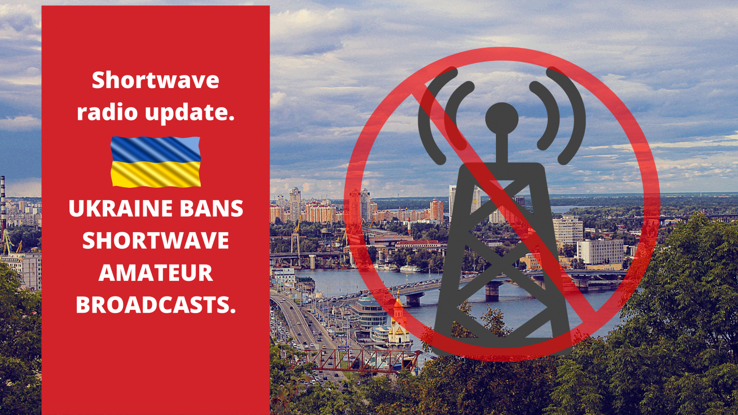Shortwave radio update. UKRAINE BANS AMATEUR BROADCASTS. Tecsun