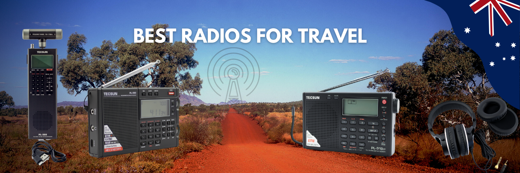 Shortwave radio for travelling